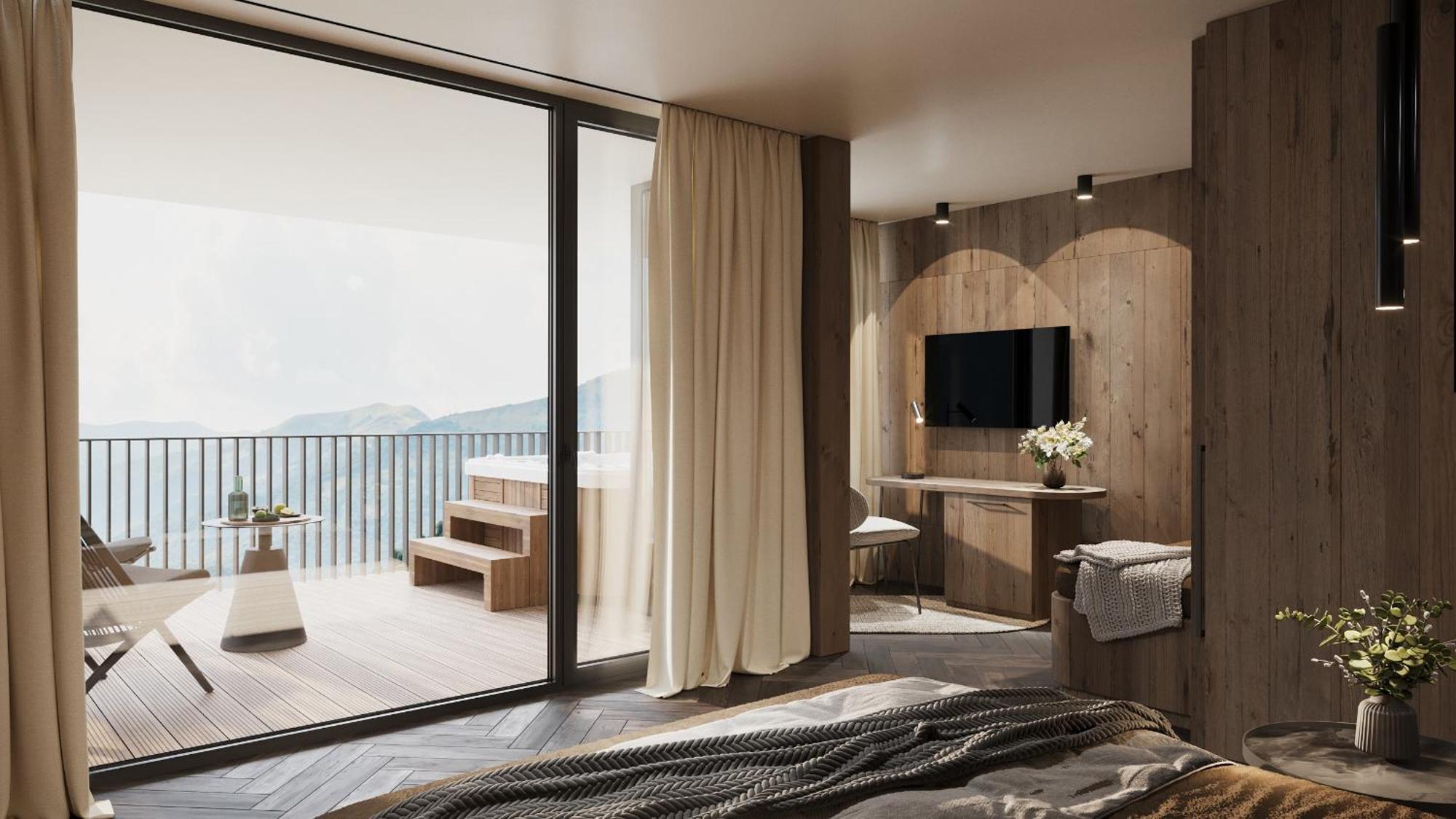 Sonnenberg Panorama Dolomites Wellbeing Hotel Maranza Kültér fotó